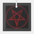 Zoek naar pentagram ornamenten Duivel
