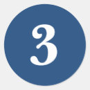 Zoek naar drie stickers Nummer