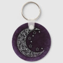 Zoek naar maan sterren sleutelhangers Paars