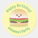 Zoek naar grappige hamburger stickers Cartoon