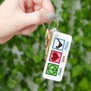 Zoek naar instructeur sleutelhangers Pilates