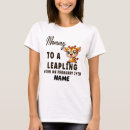 Zoek naar schrikkeljaar tshirts Leder