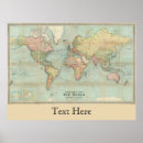 Zoek naar oude wereldkaart posters Wereldbol