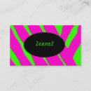 Zoek naar roze zebra visitekaartjes Groen