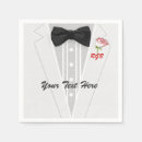 Zoek naar smokingen servetten Tuxedo