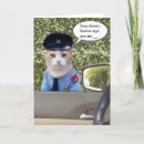 Zoek naar politie humor kaarten Kat