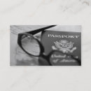 Zoek naar paspoort visitekaartjes Reizen