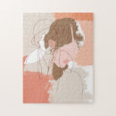 Zoek naar vrouw puzzels Schilderij