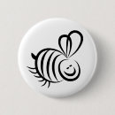 Zoek naar cartoon bijen buttons Dieren