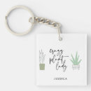 Zoek naar plant sleutelhangers Gekke plant dame