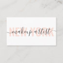 Zoek naar soft visitekaartjes Make up kunstenaar
