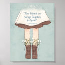 Zoek naar ware vriend posters Voor haar