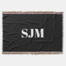 Zoek naar initialen dekens Minimalistisch