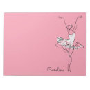 Zoek naar dans notitieblokken Ballerina