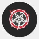Zoek naar baphomet stickers Omgekeerd pentagram