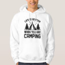 Zoek naar kampvuur hoodies Het leven is beter