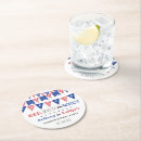 Zoek naar rood en wit onderzetters Gast