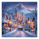 Zoek naar sneeuw bergen posters Illustratie