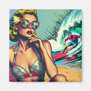 Zoek naar surfers magneten Retro