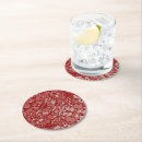 Zoek naar donkerrood onderzetters Eenvoudig