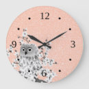 Zoek naar leuke uilen klokken Bloemen