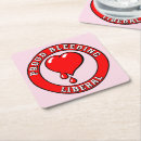 Zoek naar rood hart onderzetters Elk persoon