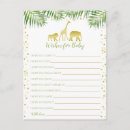 Zoek naar safari briefkaarten Oerwoud baby shower