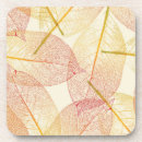 Zoek naar herfst bladeren onderzetters Patroon