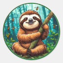 Zoek naar cartoon luiaard stickers Kawaii