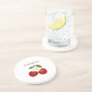 Zoek naar kersen onderzetters Rood