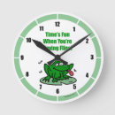 Zoek naar grappige kikker klokken Groen