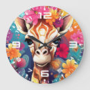 Zoek naar giraffe klokken Portret
