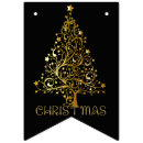 Zoek naar kerstboom vlaggetjes Typografie
