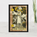 Zoek naar vintage halloween kaarten Illustratie