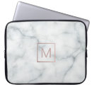 Zoek naar zwart wit marmer laptop sleeves Goud