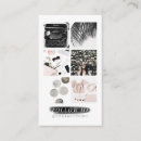 Zoek naar influencers visitekaartjes Zwart wit