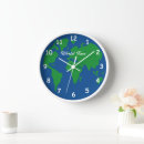 Zoek naar wereld wereldbol klokken Groen