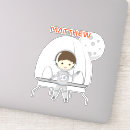 Zoek naar ruimtepak stickers Ruimte voor exploratie