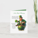 Zoek naar het ierse briefkaart van de zegen kaarten Elk persoon
