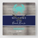 Zoek naar rustic beach decor klokken Strandhuis