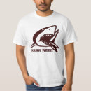 Zoek naar vis heren tshirts Haai