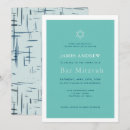 Zoek naar blue bar bat mitzvah uitnodigingen Klassiek