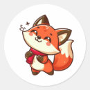 Zoek naar baby vossen stickers Schattig