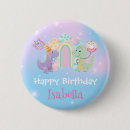 Zoek naar dinosaurus buttons Verjaardag