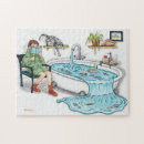 Zoek naar verhaal puzzels Kat