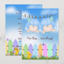 Zoek naar tweeling humor briefkaarten Baby