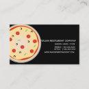Zoek naar pizza restaurant visitekaartjes Eten