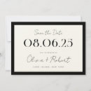 Zoek naar chic wedding save the dates Sla de datum op