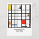 Zoek naar mondrian briefkaarten Minimalistisch