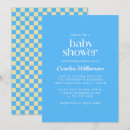 Zoek naar lichtblauw babyshower uitnodigingen Schattig